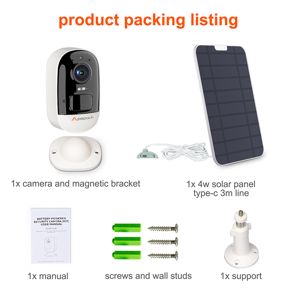 Security Cameras Surveillance Wifi Connected PIR Intelligent Detection Quick Recording Network Camera